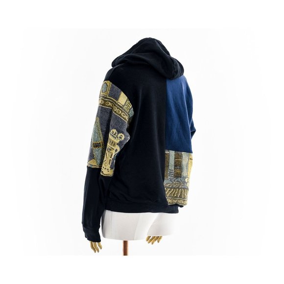 Fashion ReWork Impressionist Cat Nap Tapestry Blanket Hoodie - Picture 6 of 8